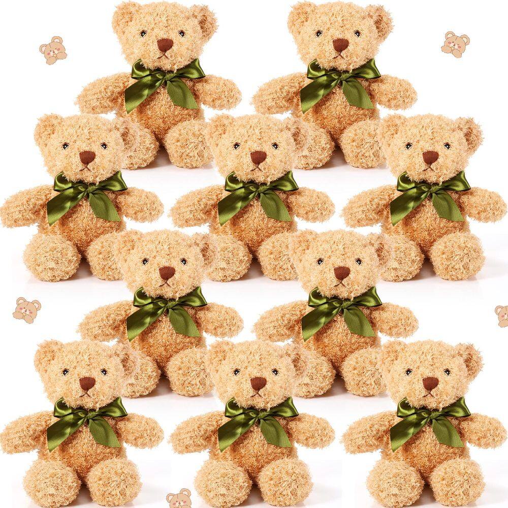 Brinquedo de pelúcia Skylety Valentine`s Day Bears 10 peças para crianças