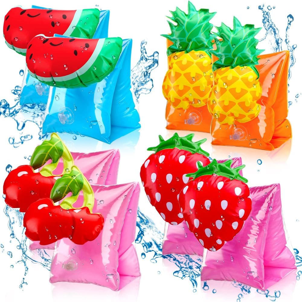 Braçadeiras de natação infláveis Skylety Swim Arm Floaties 8 peças