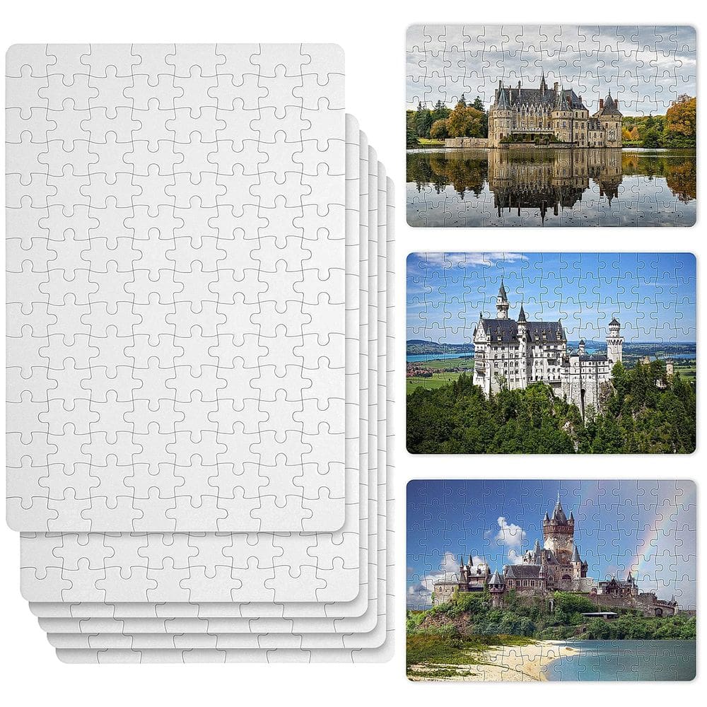 Puzzle Skylety Sublimation Blanks, estilo A4-120, conjunto de 6