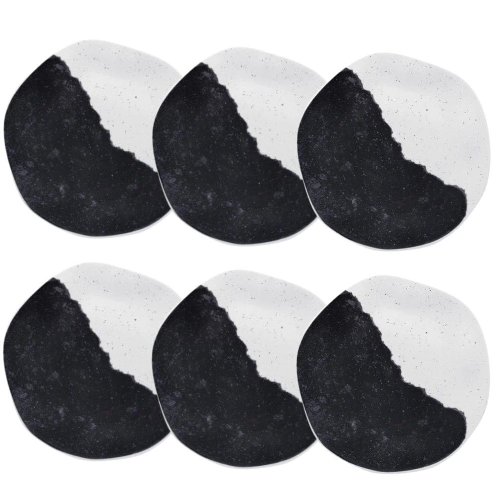 Conjunto de Pratos Rasos 06 Peças Ryo Luna Oxford