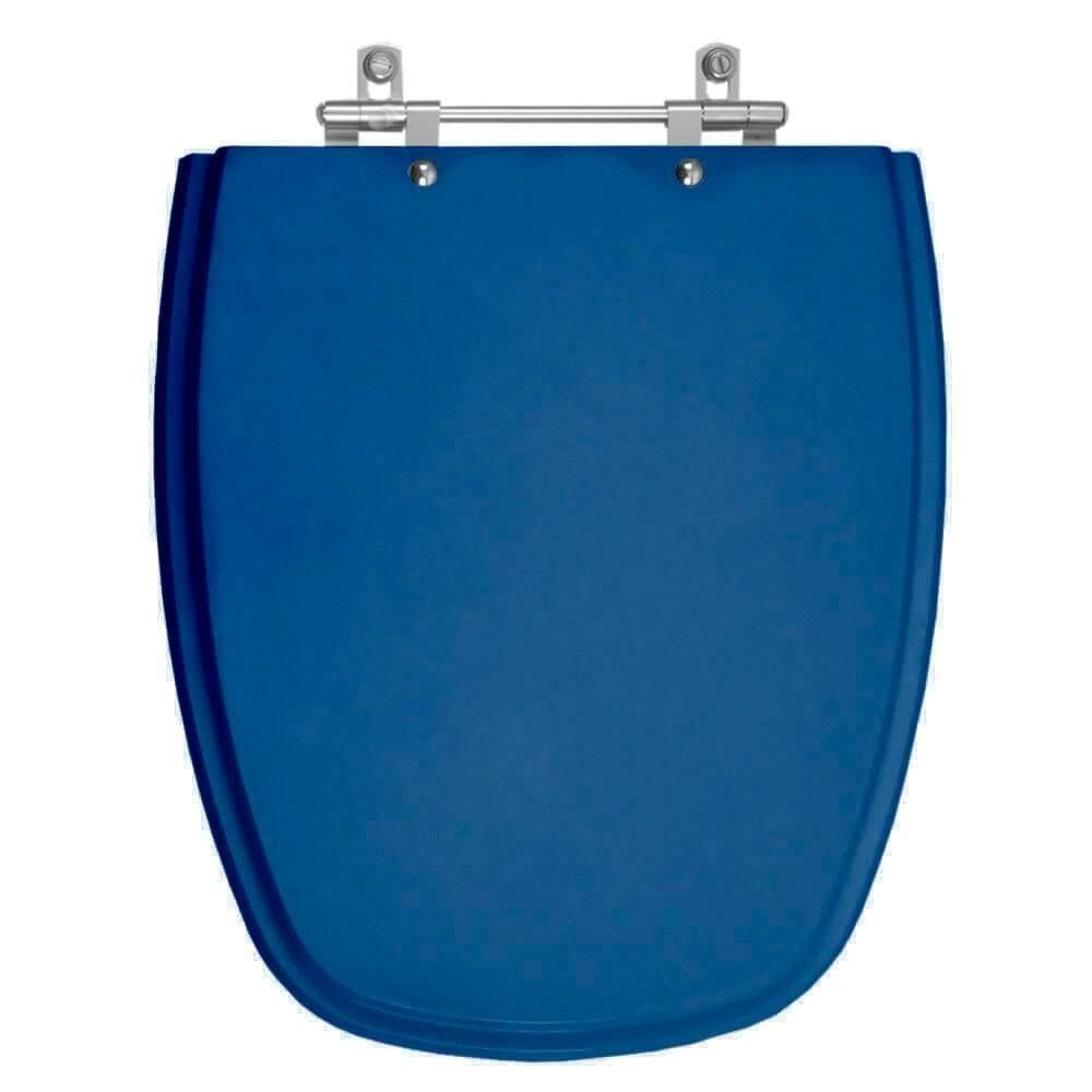 Assento Sanitário Monte Carlo Azul Para Vaso Deca
