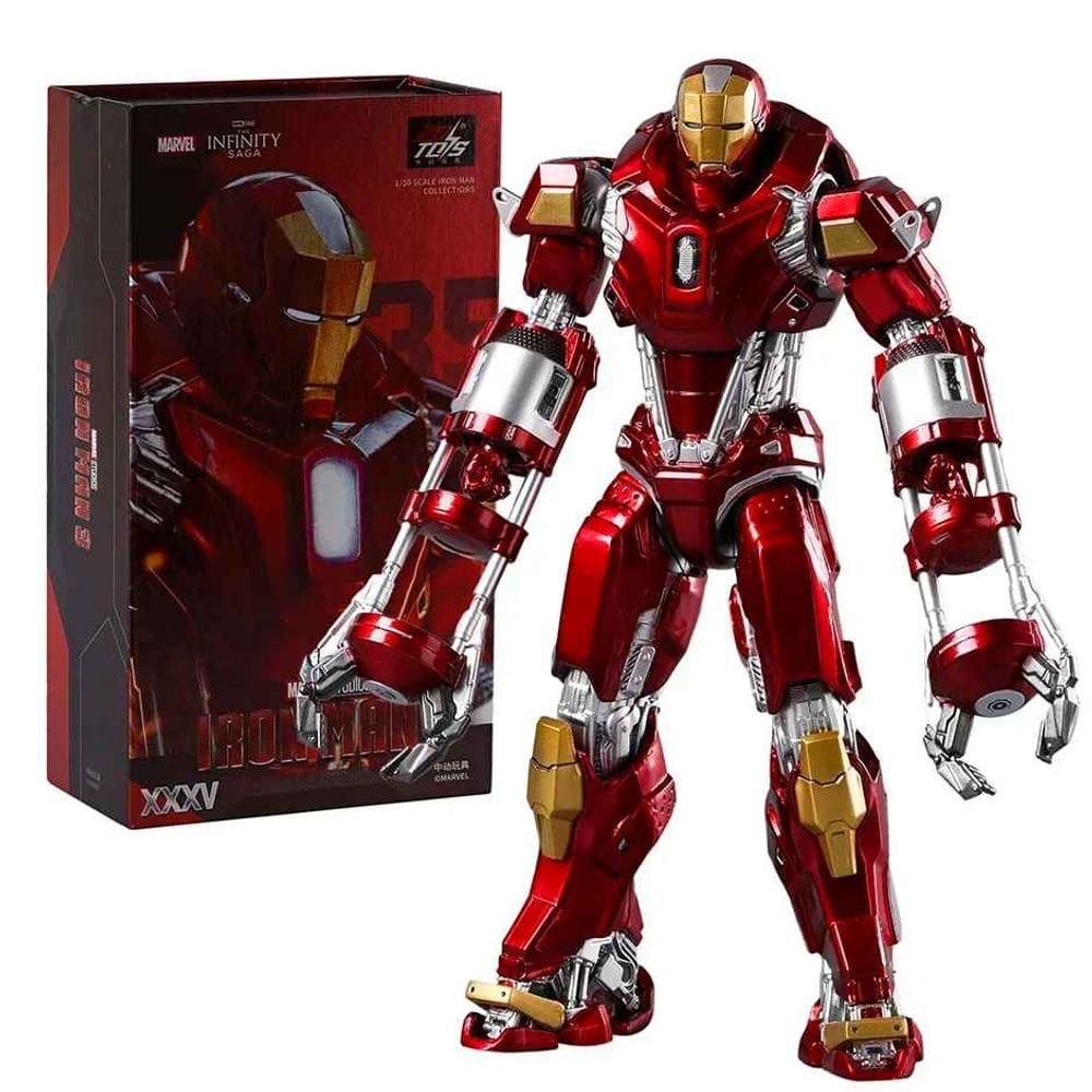 Boneco Homem de Ferro Mark 35 Figure Iron Man