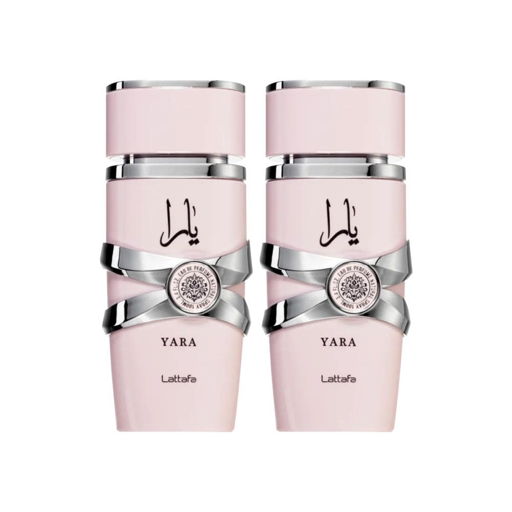 Perfume Lattafa Yara Eau de Parfum 100ml para mulheres (pacote com 2)