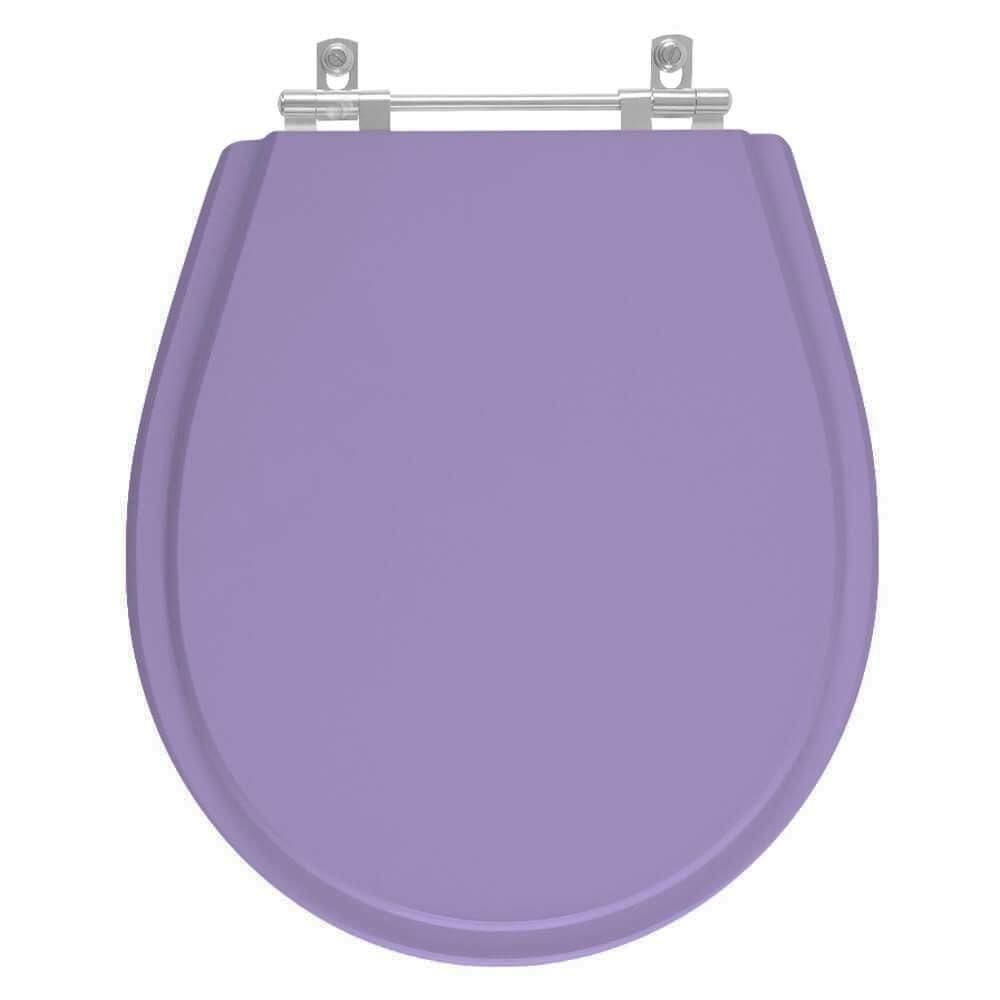 Assento Sanitário Poliester Avalon Bermuda (lilás) Para Vaso Ideal Standard