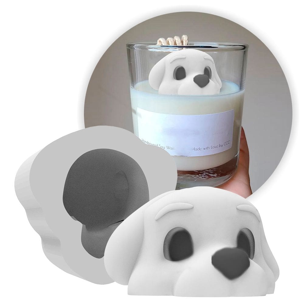 Forma de Silicone Cachorro Escondido