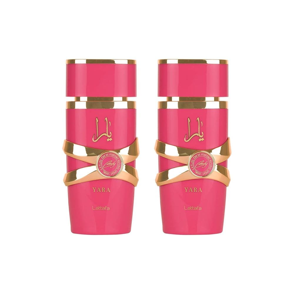 Perfume Lattafa Yara Candy Eau de Parfum 100mL para mulheres x2
