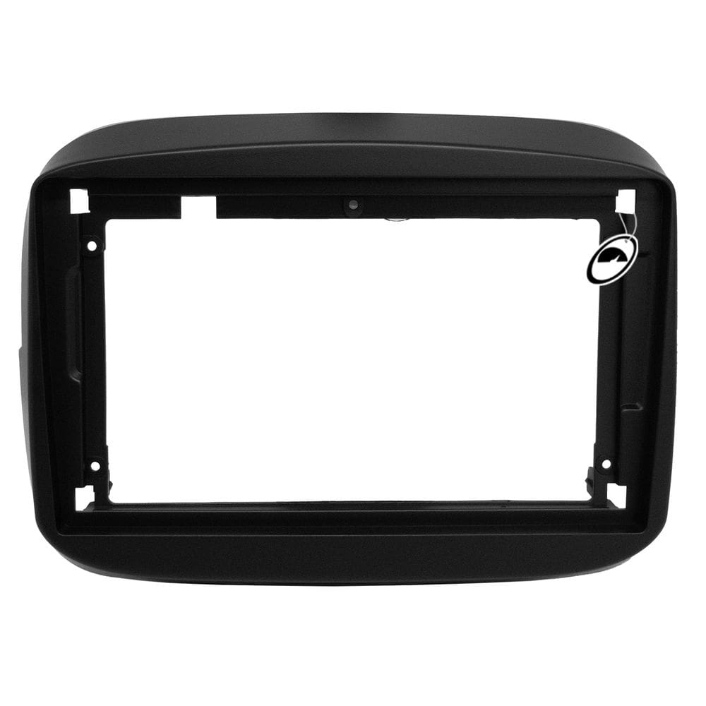 Moldura Painel 2 Din 9” Polegadas Fiat Mobi 2016 em Diante Preto