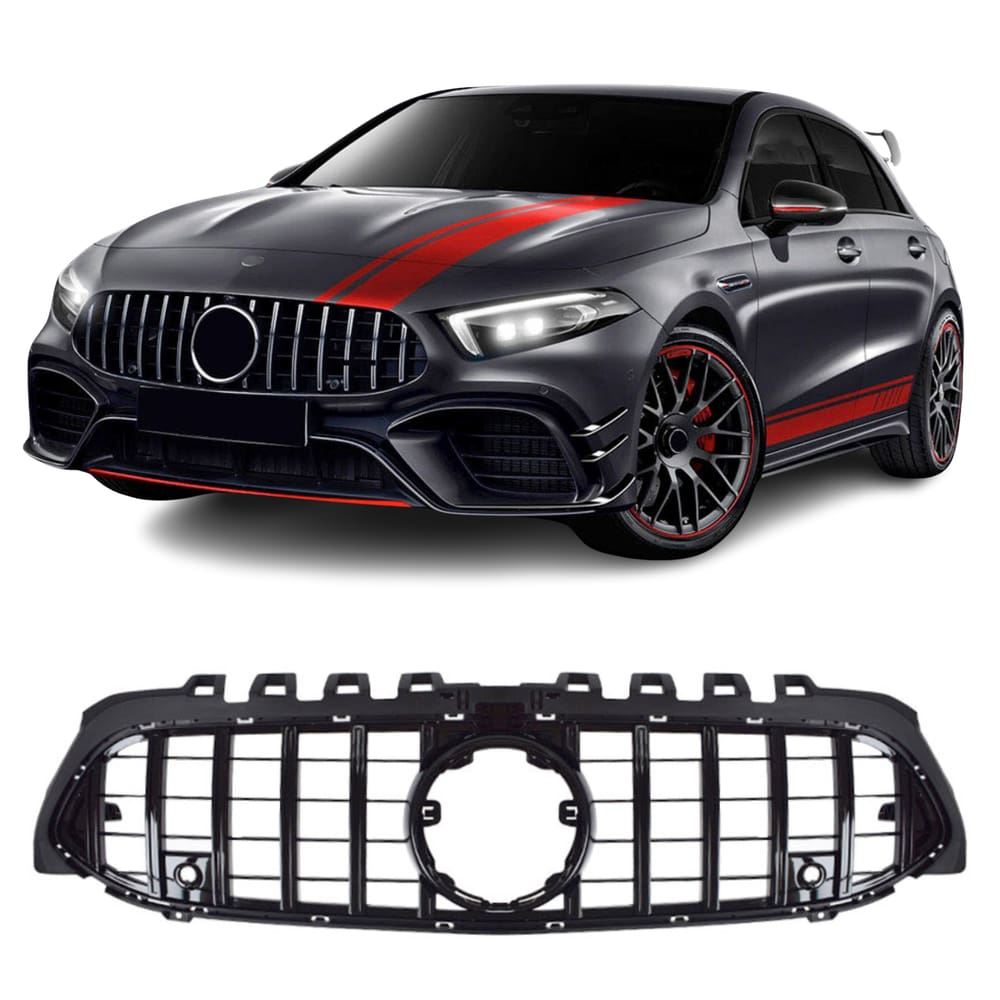 Grade Frontal Mercedes Classe A A180 A200 A250 Black Piano