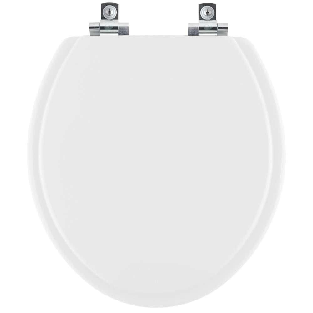 Assento Sanitário Soft Close Contemporary Branco Para Vaso Hervy