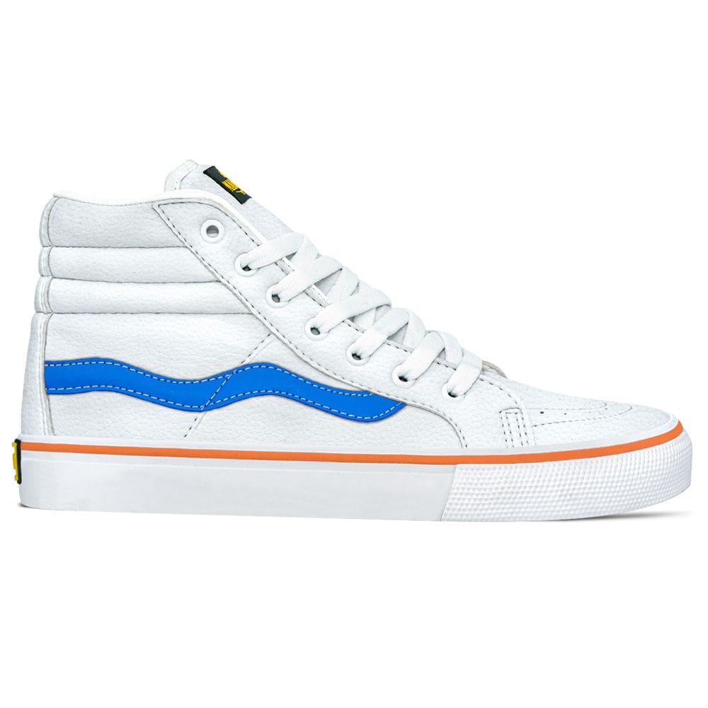 Tênis Mad Rats Sintético Unissex Hi Top PU | Branco Azul