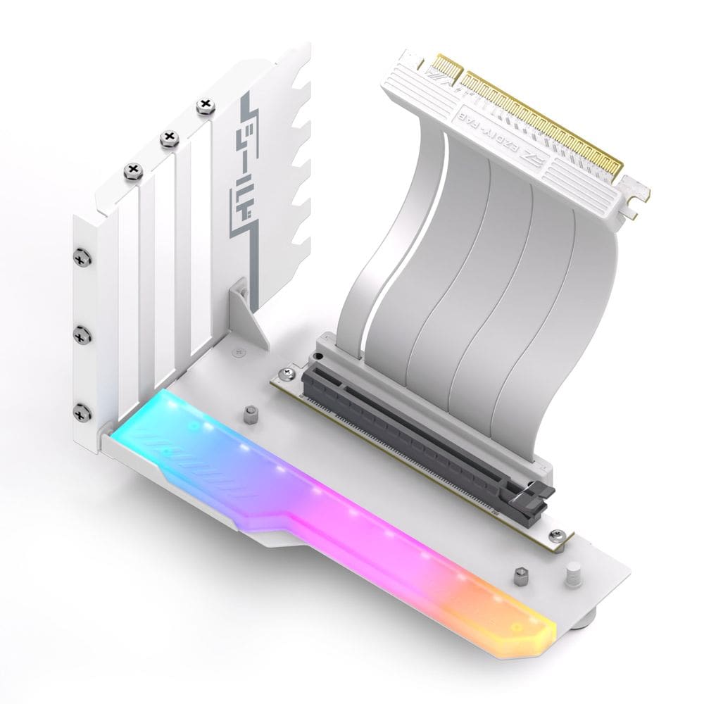 Montagem vertical de GPU EZDIY-FAB com cabo de elevação PCIE 4.0 de alta velocidade