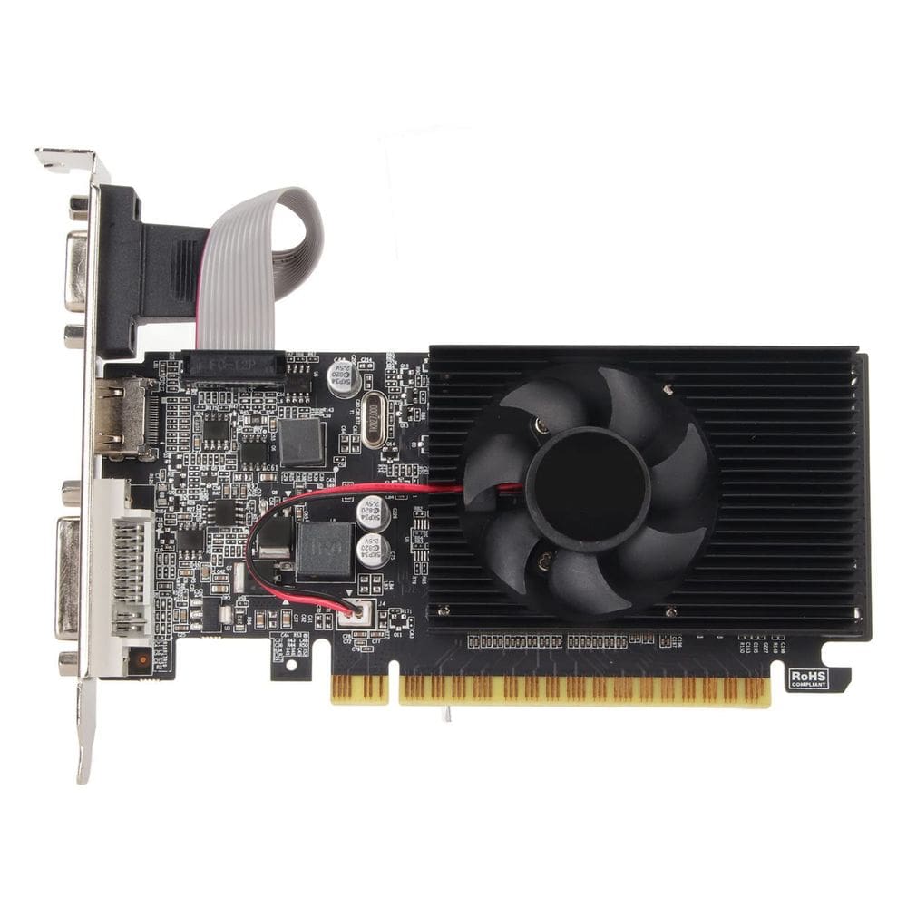 Placa gráfica Dofirs GT610 1GB DDR3 com interface VGA DVI