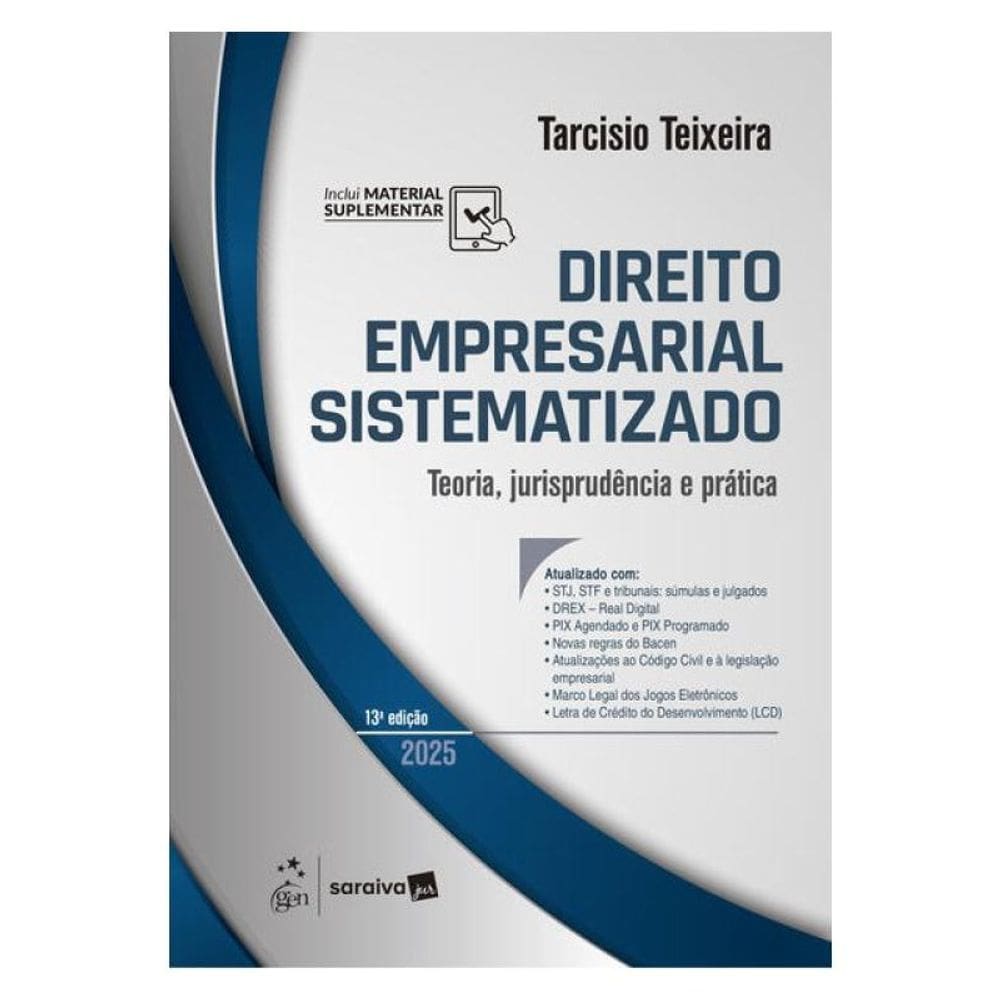 Direito Empresarial Sistematizado - 13ª Edição 2025