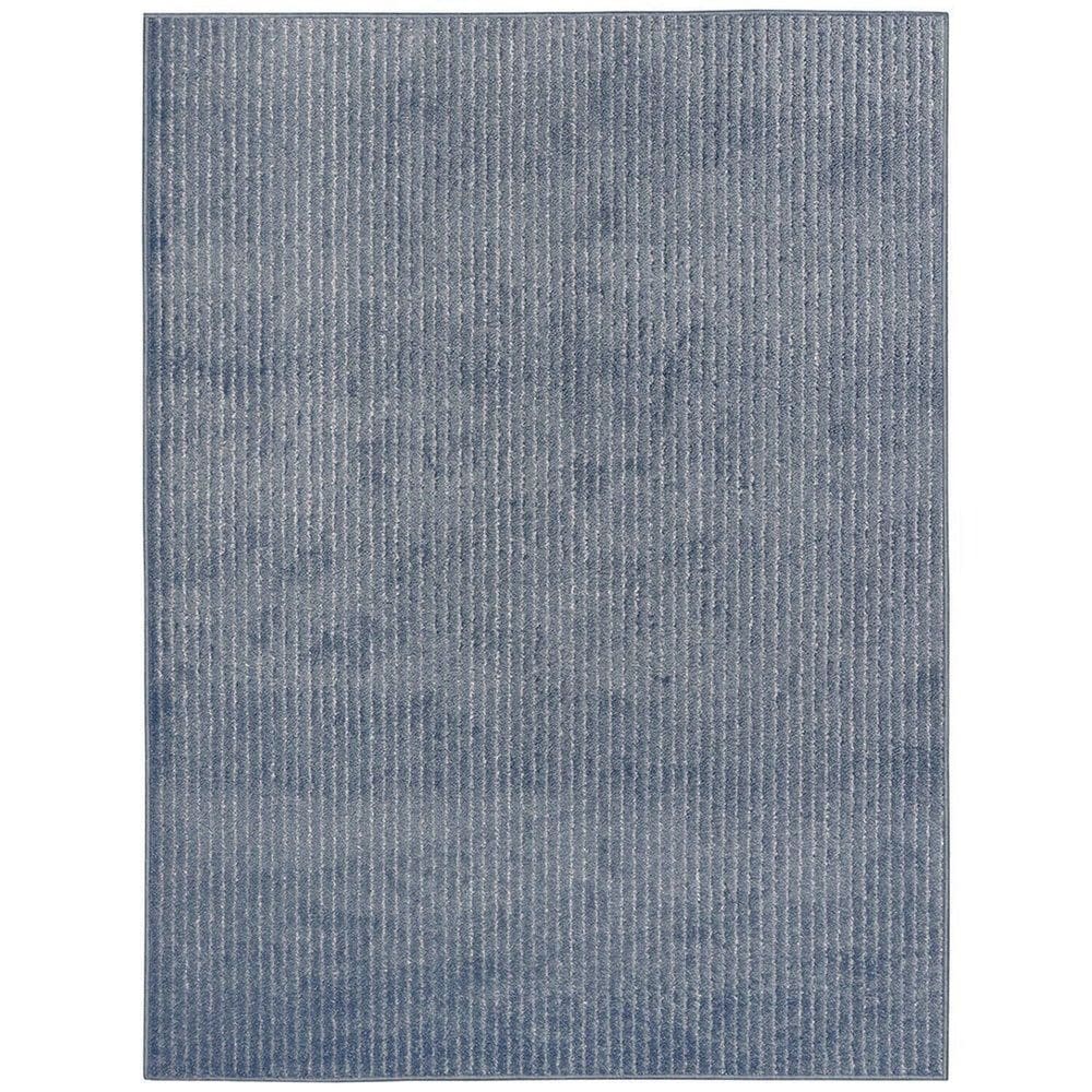 Tapete de Formato Retangular 050cm X 100cm Mariana Cobalto