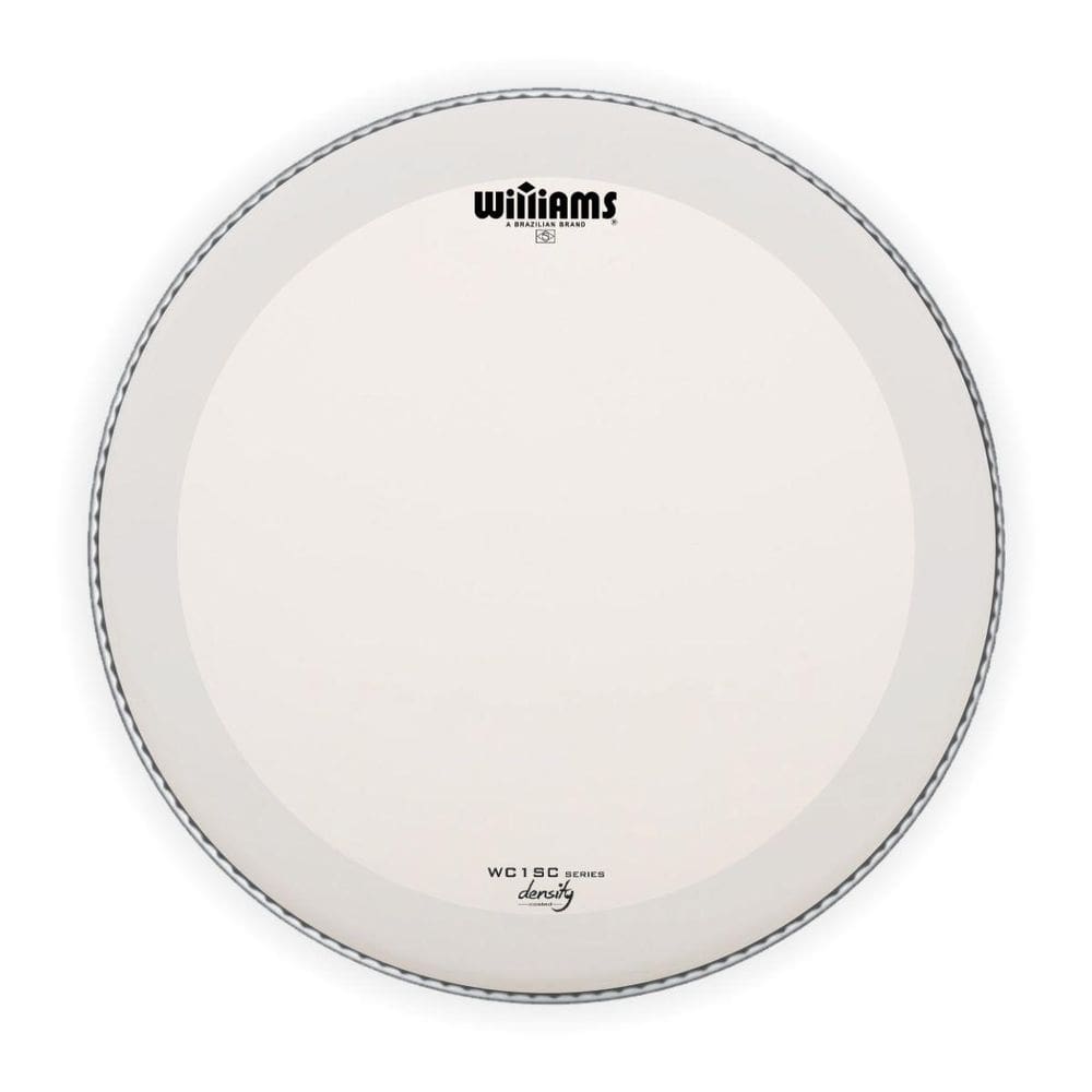 Pele Surdo Bateria 20" WC1SC Williams Density Porosa Anel Abafador