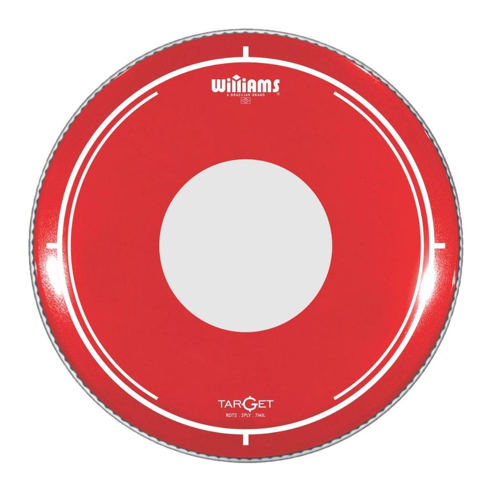 Pele Tom Bateria 12\" Williams Target Dot Filme Duplo DT2 Double Clear