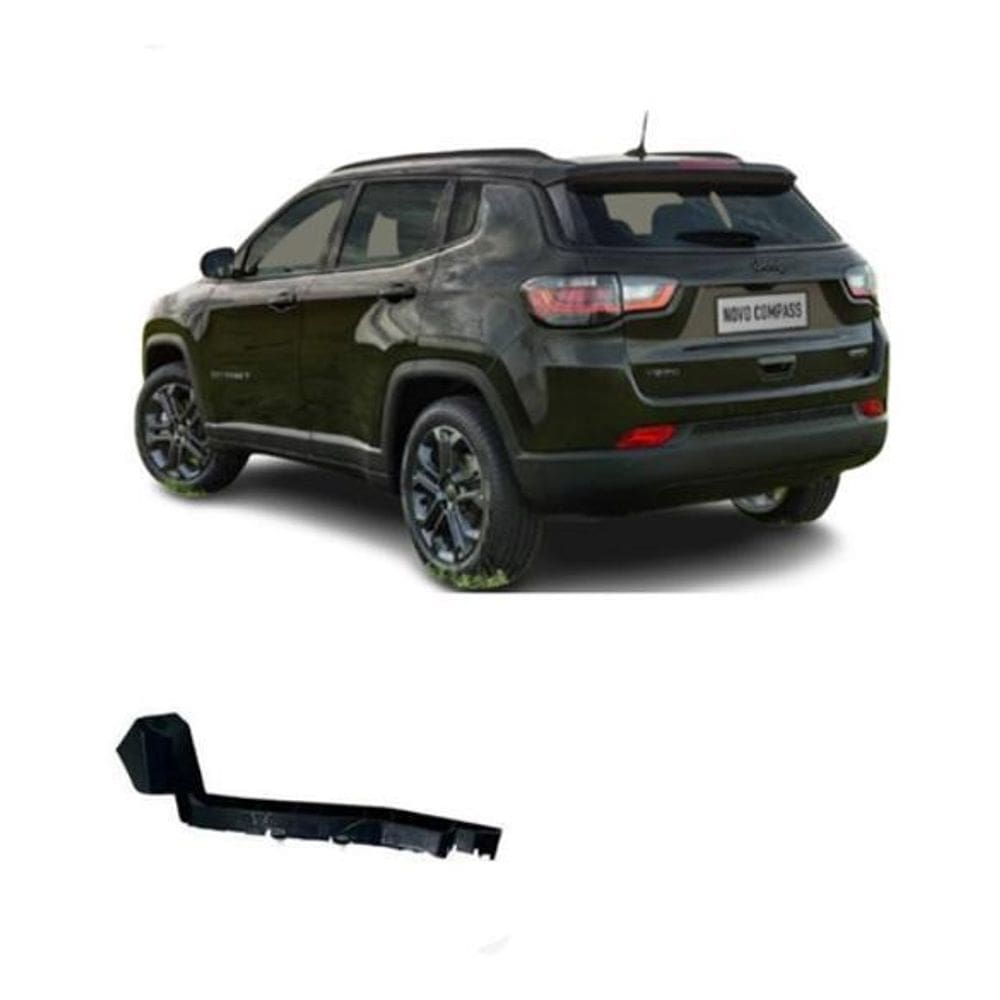 Guia Parachoque Traseiro Jeep Compass 2016 A 2020 Esquerdo