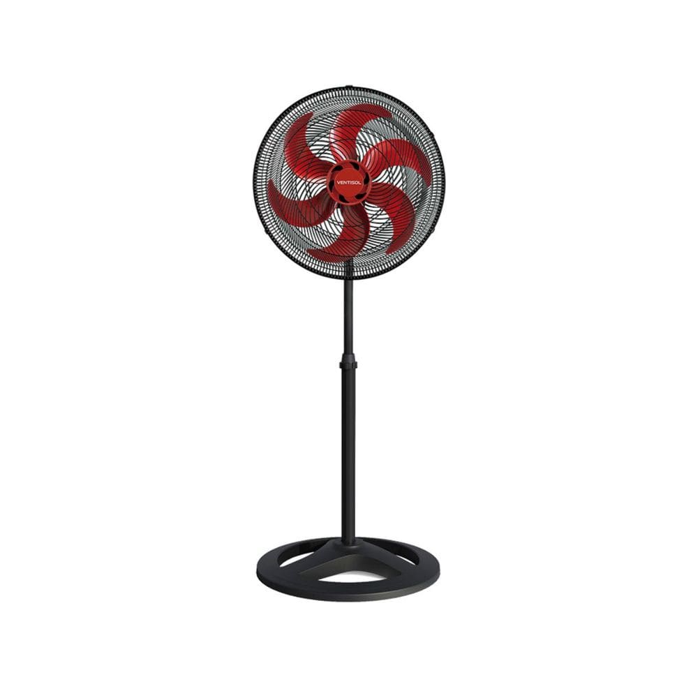 Ventilador De Coluna 50cm Osc Premium Motor Turbo 6 Pás Altura Ajustável Ventisol