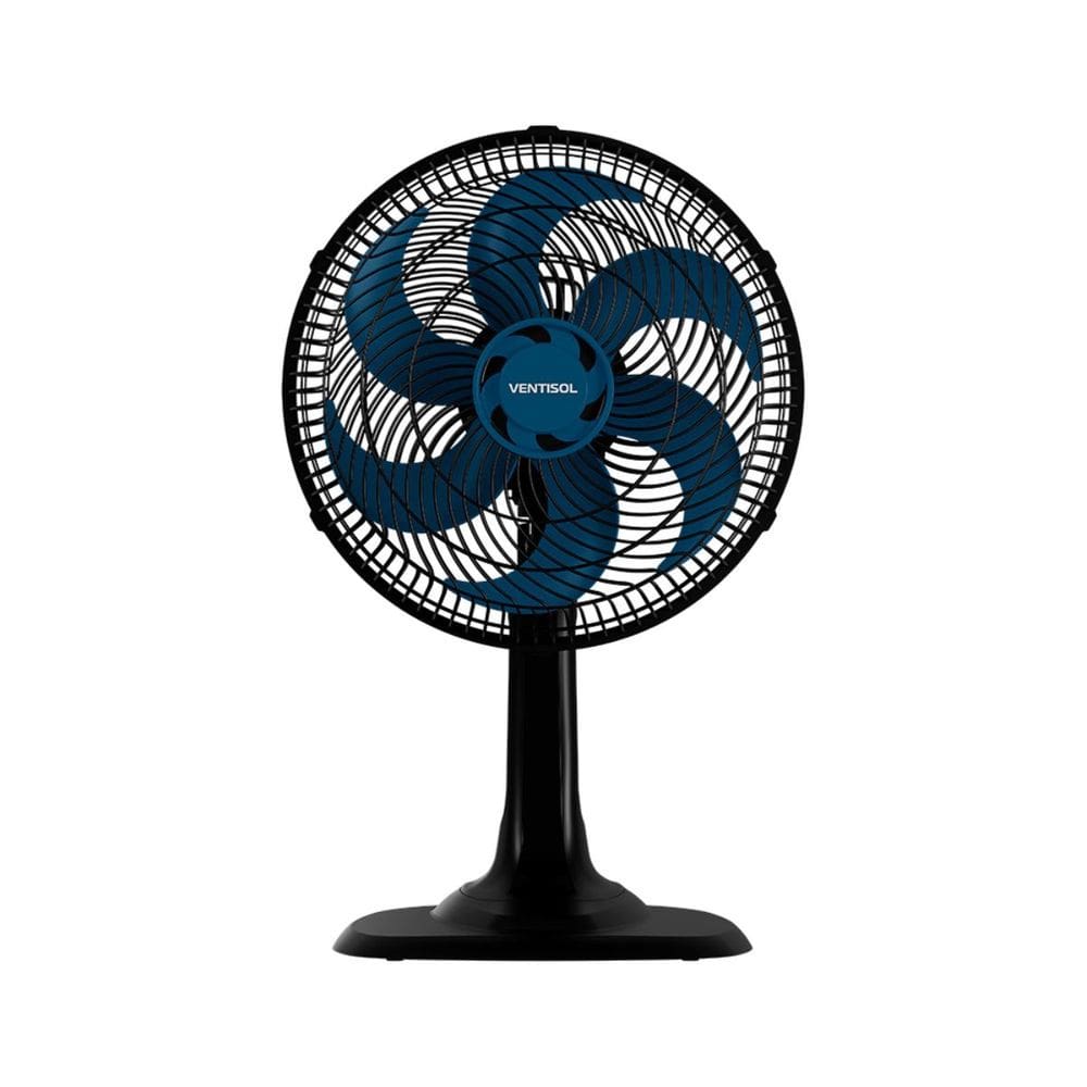 Ventilador de Mesa Turbo 6 Pás Premium Silencioso 3 Velocidade 52W 30cm Ventisol