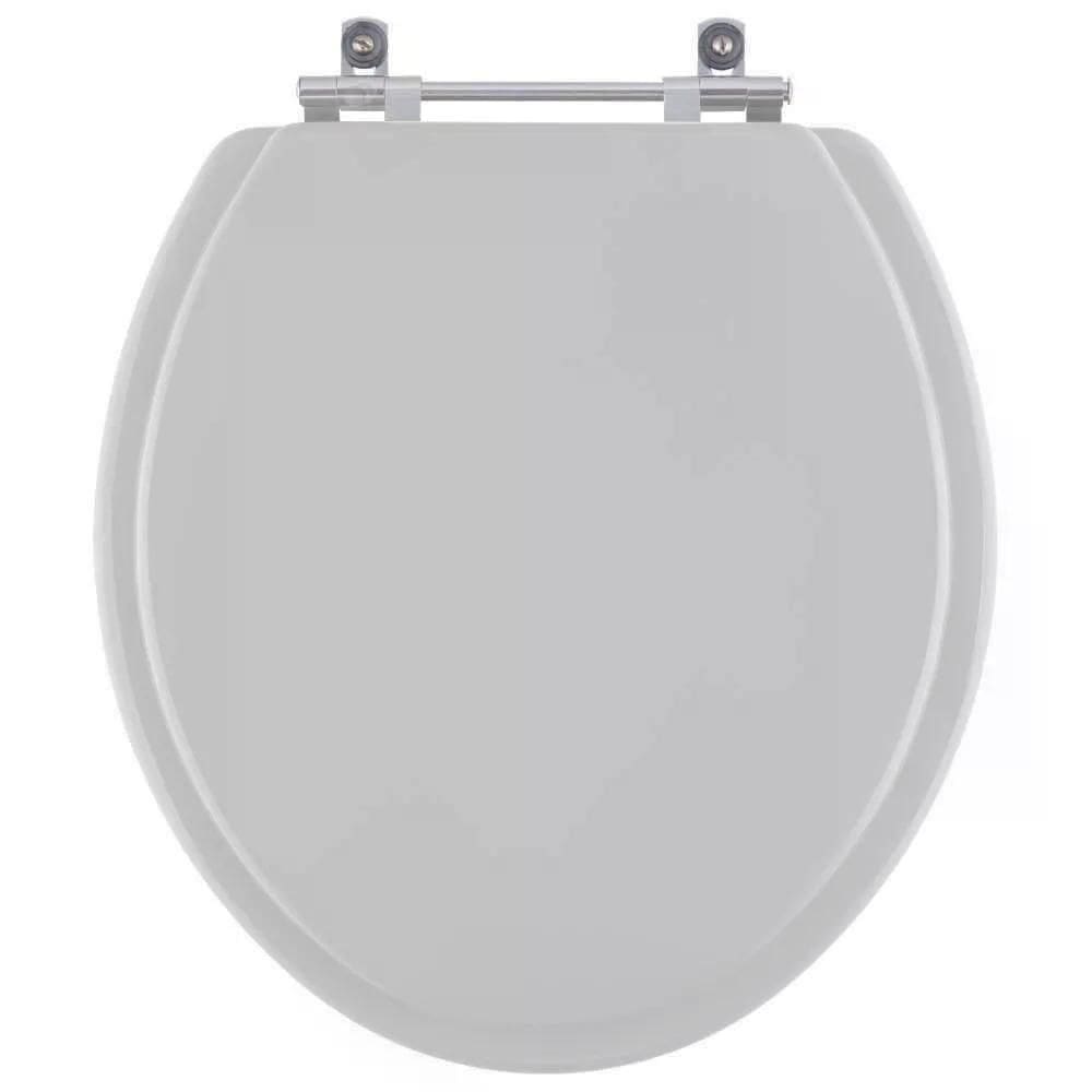 Assento Sanitário Diamantina Cinza Claro Para Vaso Icasa