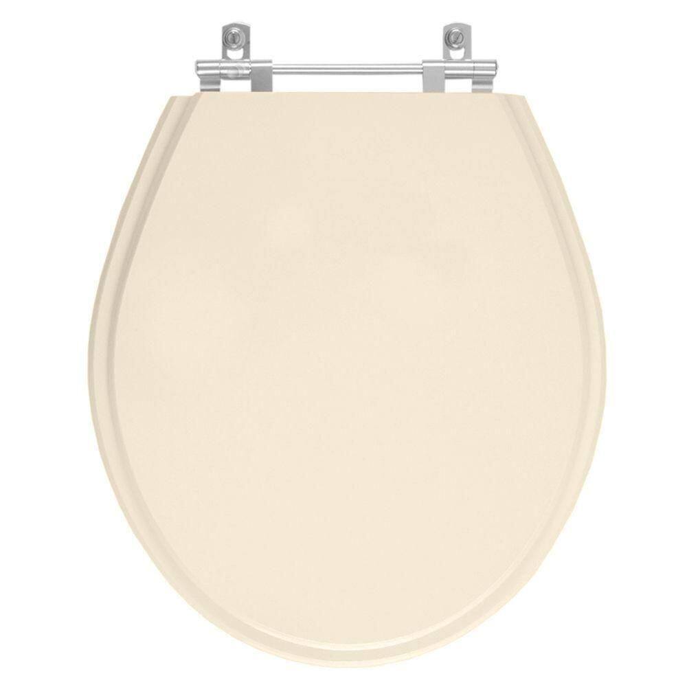 Assento Sanitário Acrílico Ravena Bege Para Vaso Deca