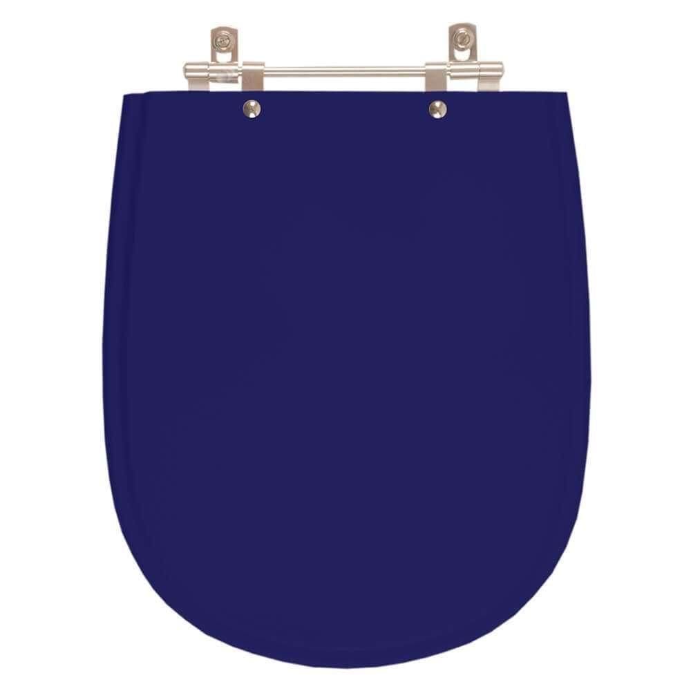 Tampa De Vaso Paris Azul Cobalto Para Louça Ideal Standard