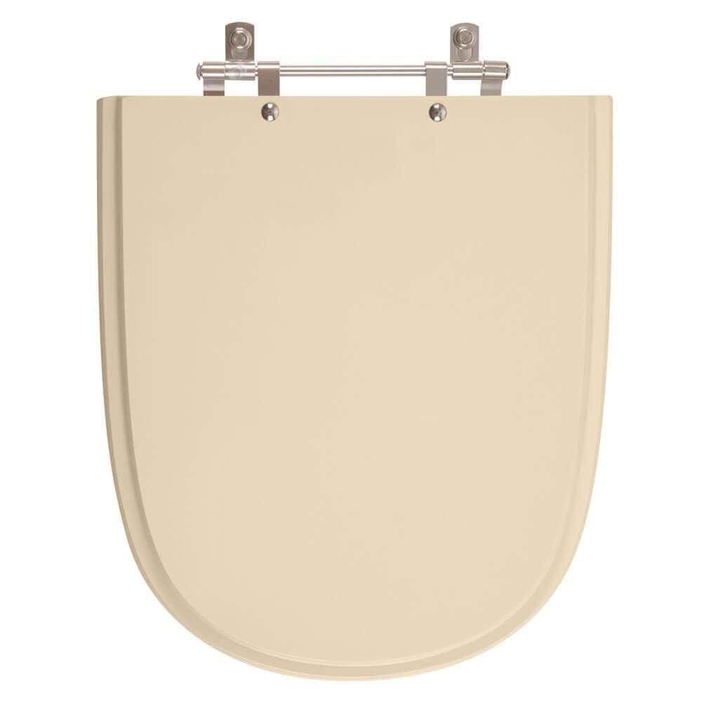 Assento Sanitario Poliester Ezedra Visone (salmao) Para Vaso Ideal Standard