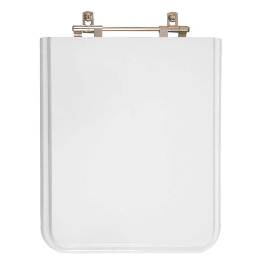 Assento Sanitário Acrílico Square Branco Para Vaso Incepa Cidamar
