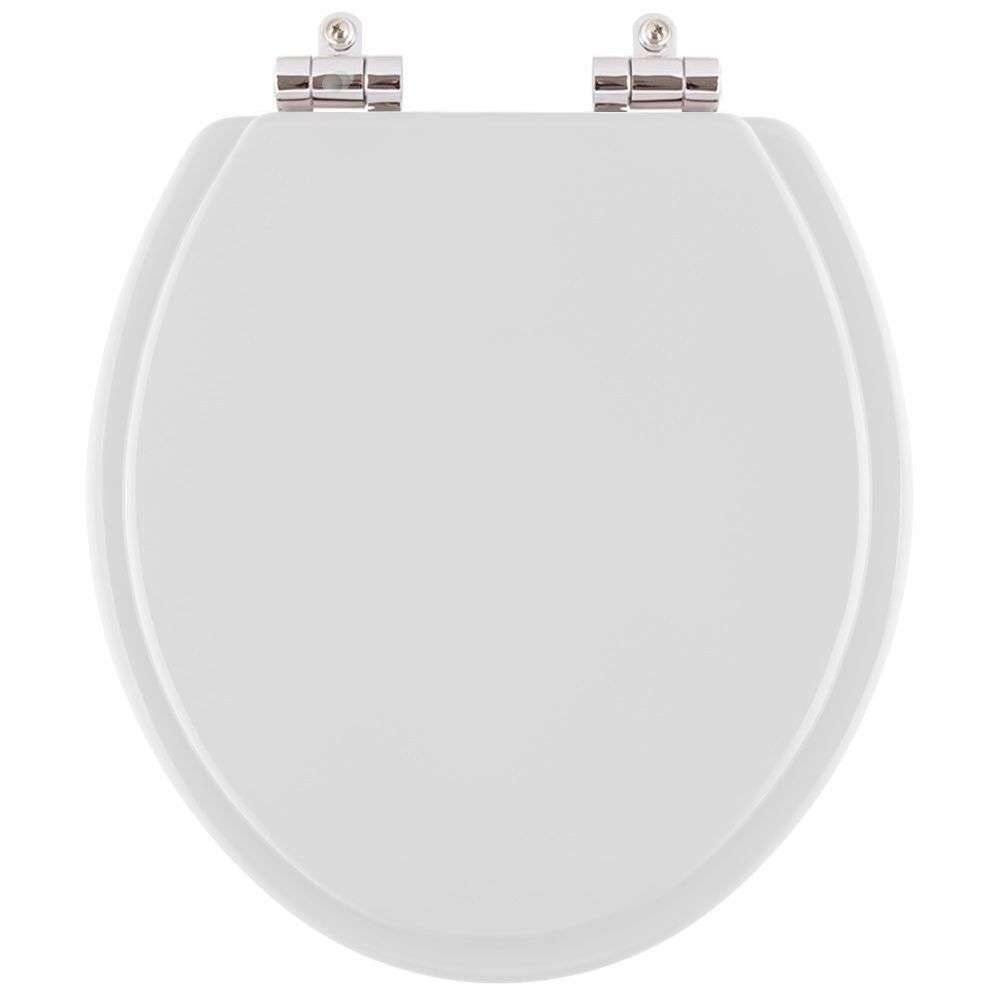 Assento Sanitário Poliéster Soft Close Iris Cinza Claro Para Vaso Mari