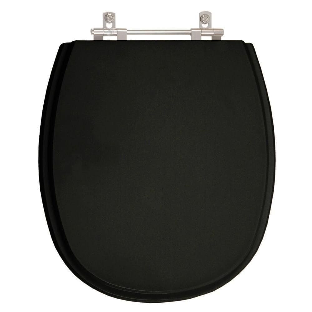 Tampa De Vaso Aspen Preto Para Bacia Deca 6lpf