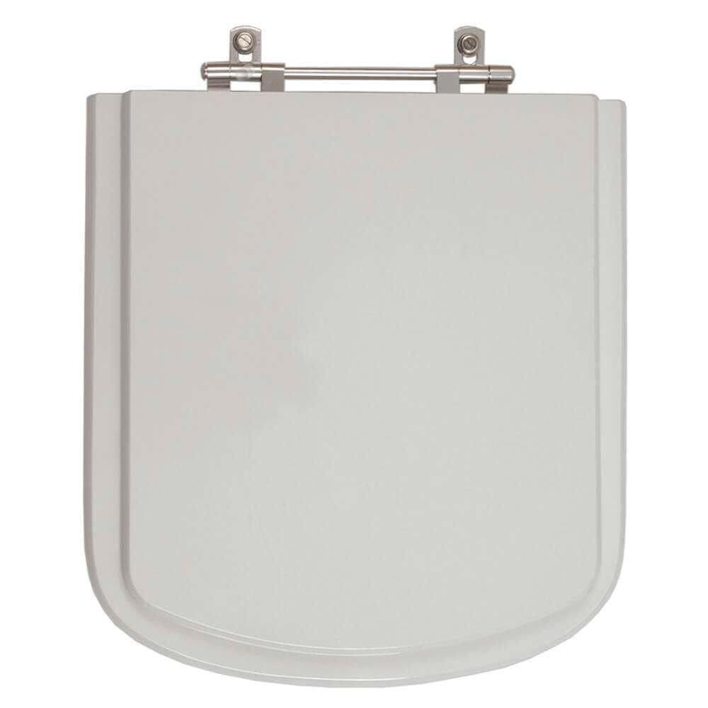Tampa De Vaso Bali Cinza Platina Para Bacia Incepa 6lpf