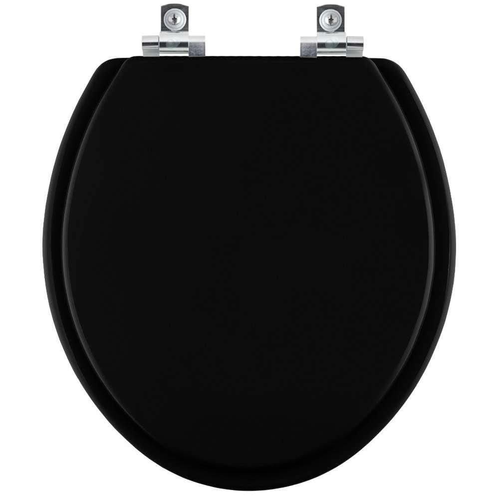 Assento Sanitário Soft Close Iris Preto Para Vaso Mari
