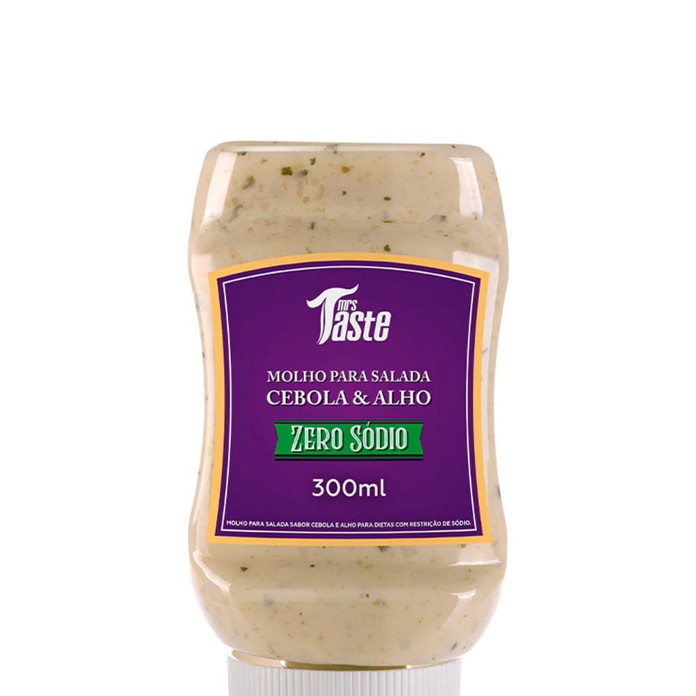 Molho Para Salada Mrs Taste (300ml) Cebola & Alho