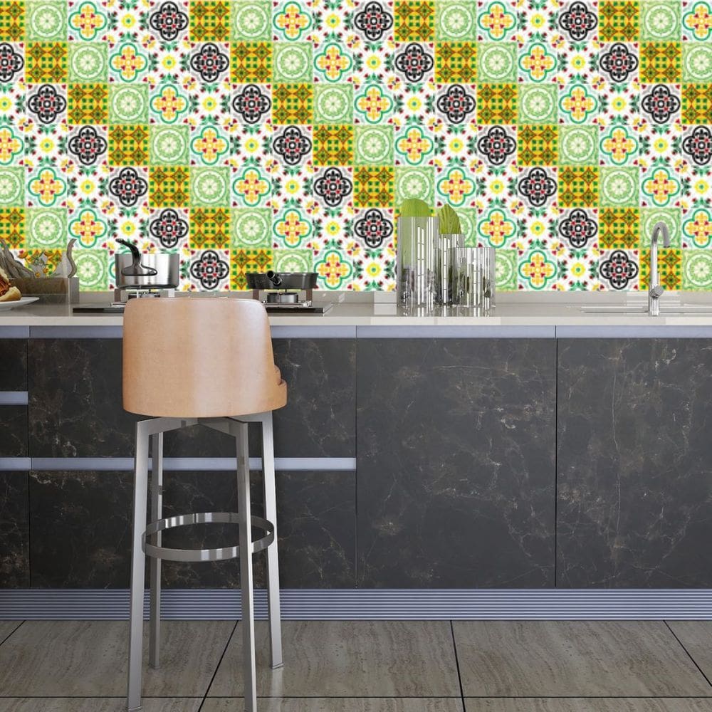 Papel De Parede Adesivo Lavável Cozinha 3 metros