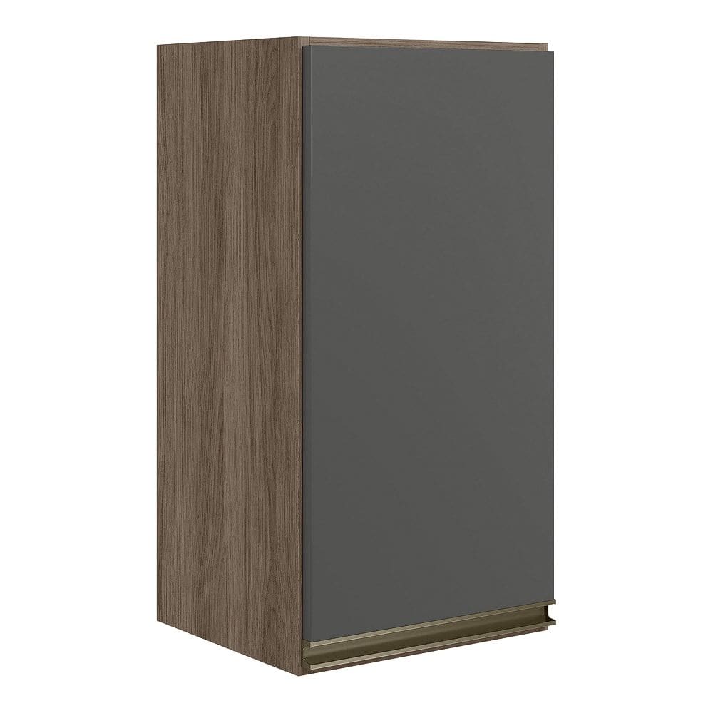 Armario Aereo 1 Porta MDF 35 cm Kali 16089 Carvalho Toq Chumb0 Nicioli