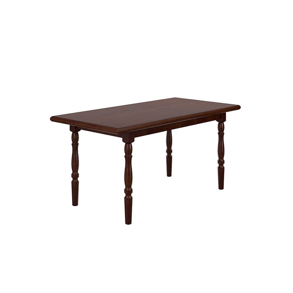 Mesa de Jantar 160x80cm 102EA Castanho Acetinado Piratini