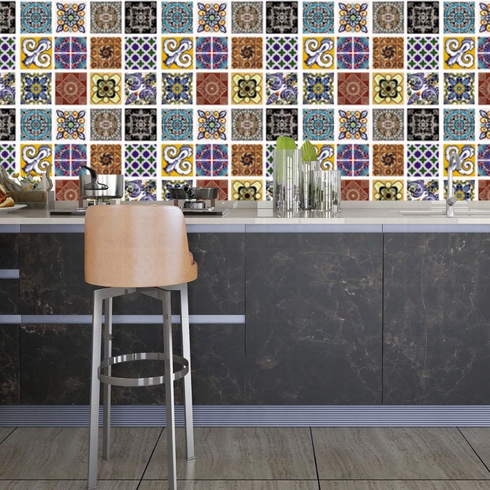 Papel De Parede Adesivo Lavável Cozinha 3 metros