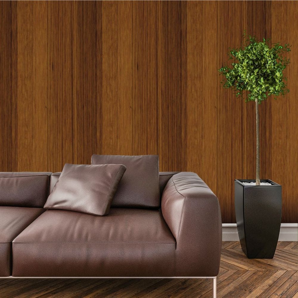 Papel De Parede Adesivo Madeira Lavável Cozinha 3 metros
