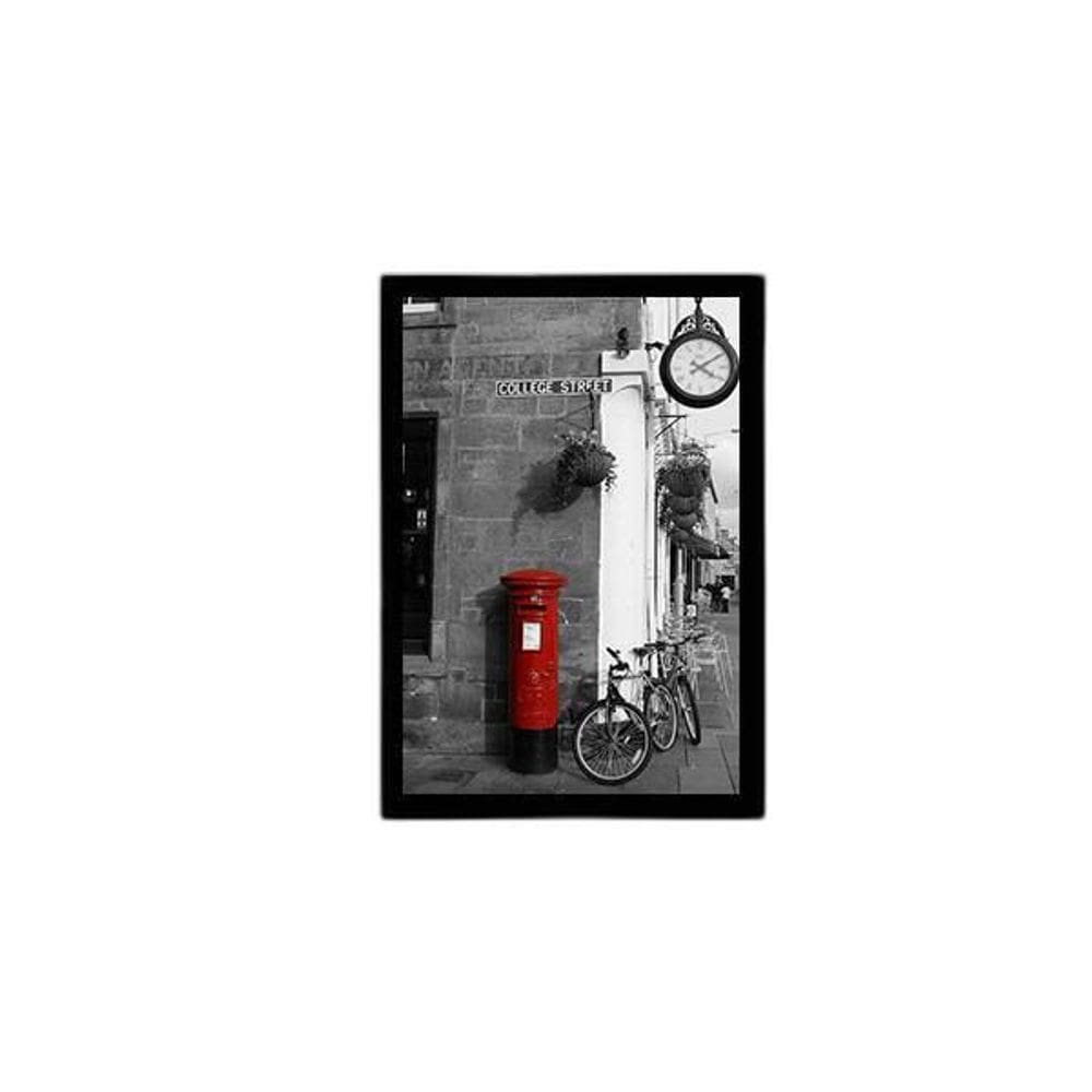 Quadro Fotografia Correio Vermelho 24X18Cm