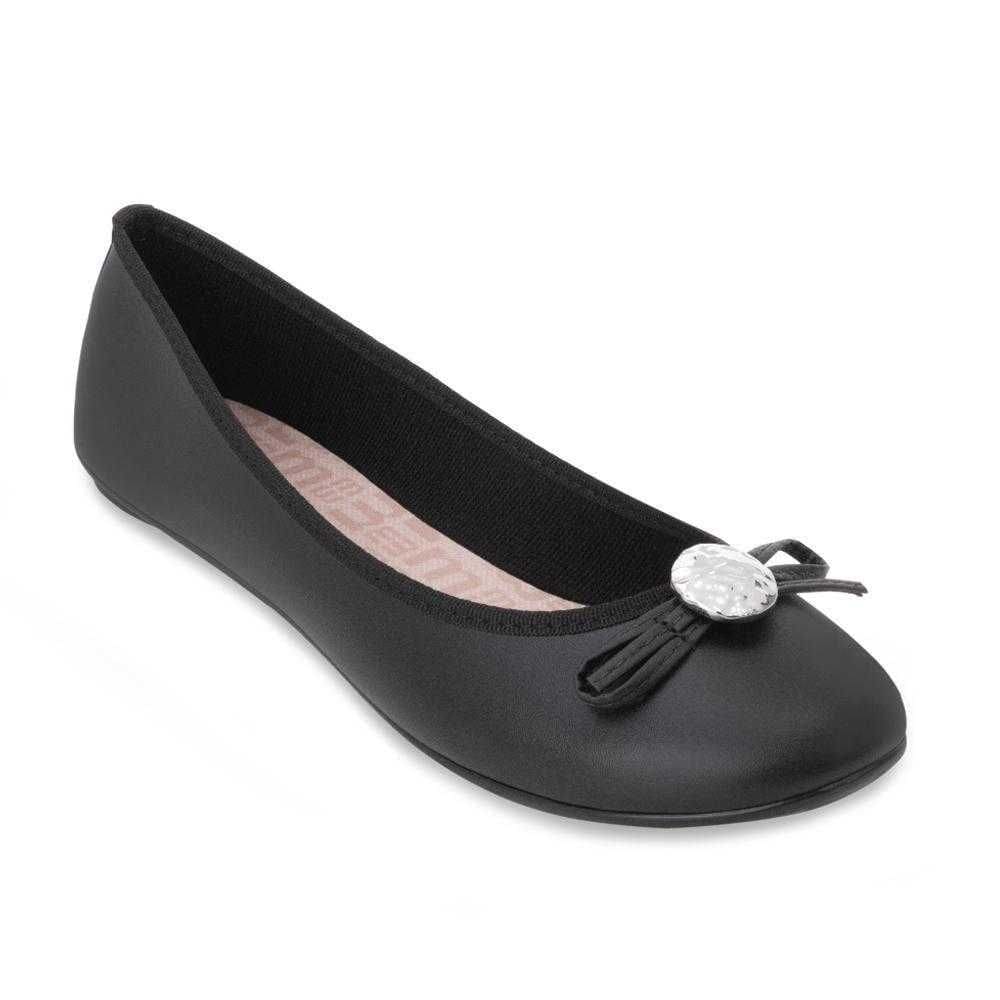 Sapatilha Feminina Moleca Bico Redondo Com Laço
