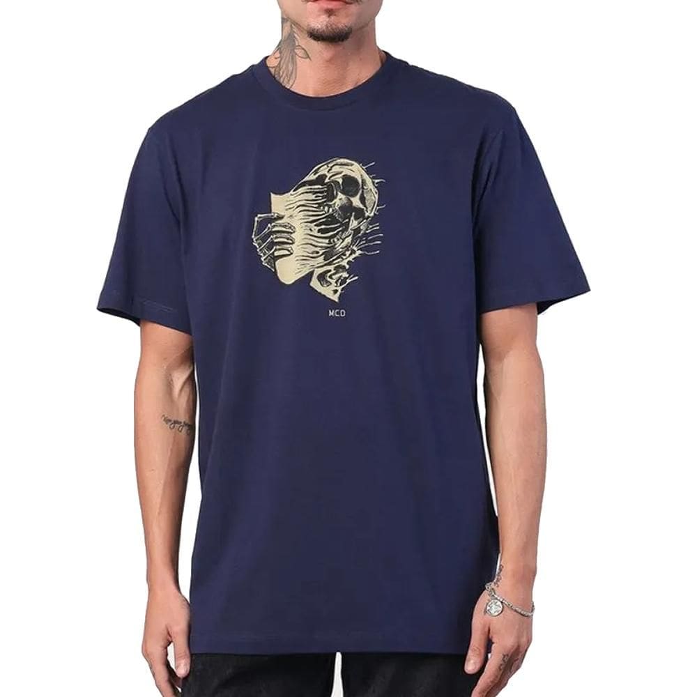 Camiseta MCD Caveira Metamorfose WT25 Marinho Abismo