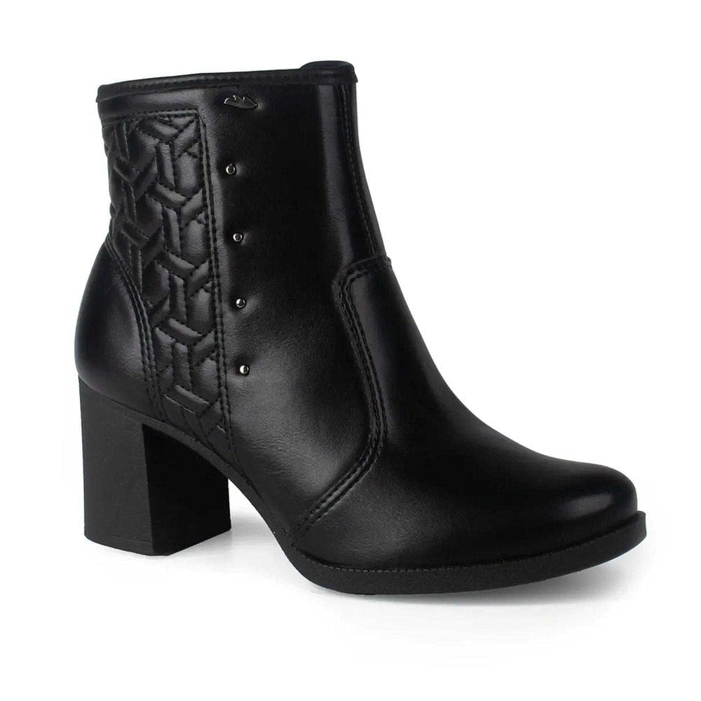 Bota Feminino Dakota Ankle Boot Salto Alto Cano Curto