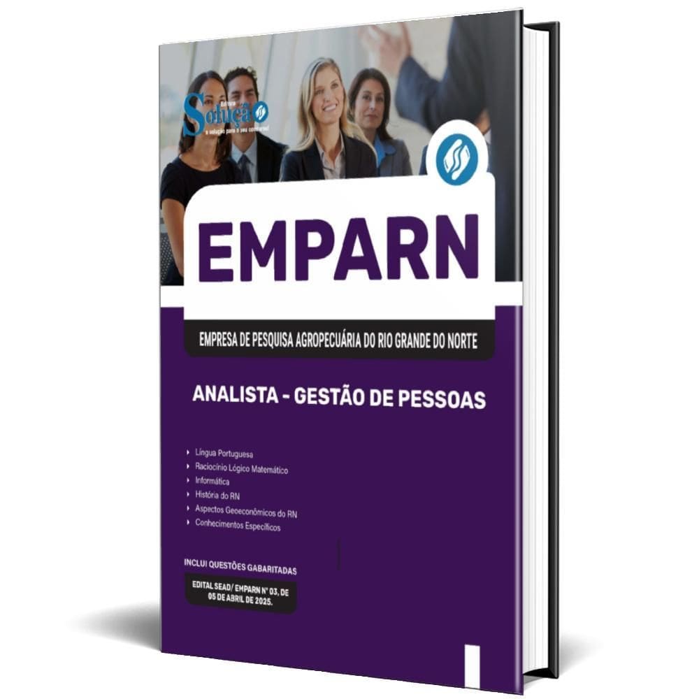 Apostila Emparn 2025 - Analista - Gestão De Pessoas