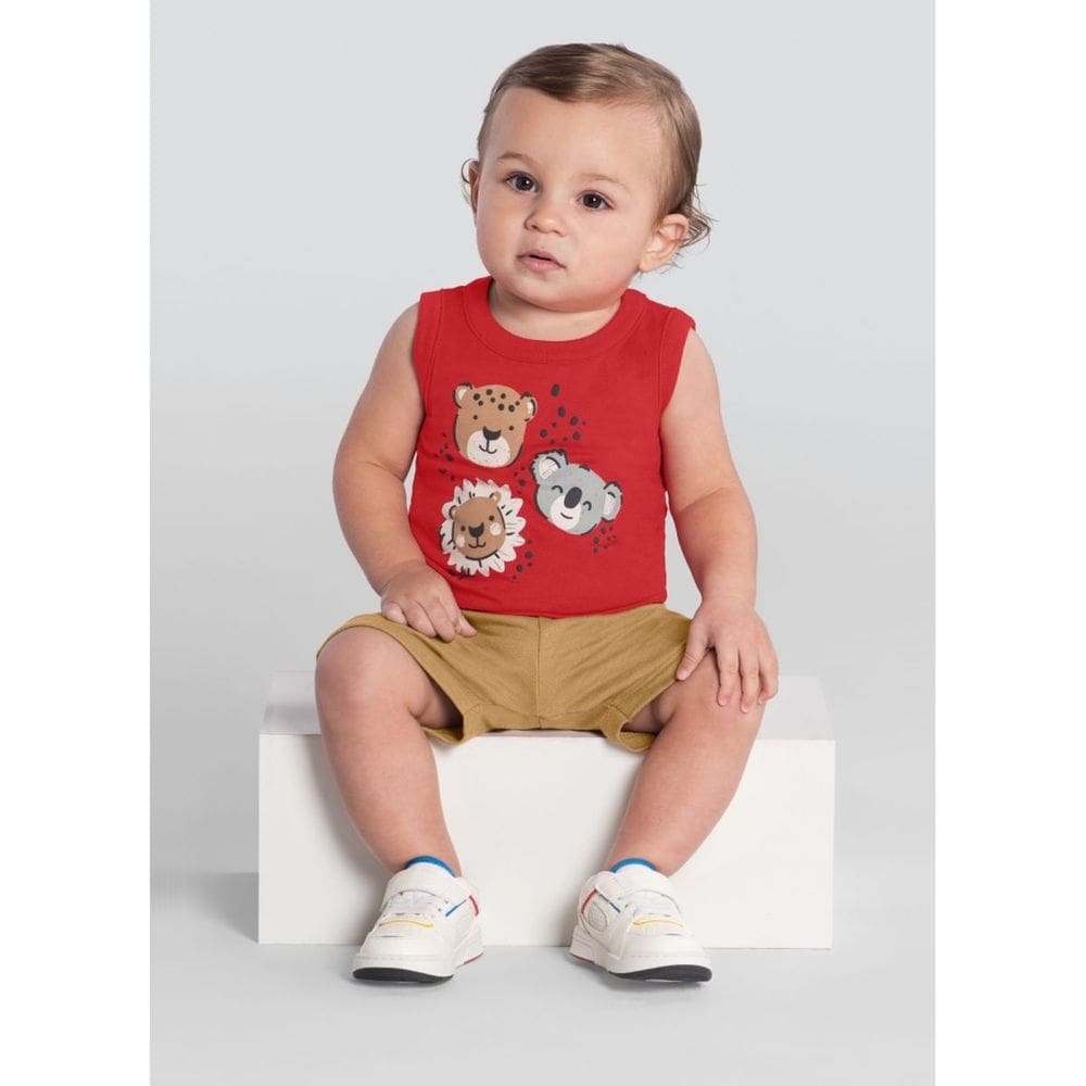 Conjunto Infantil Menino De Bichinhos Brandili