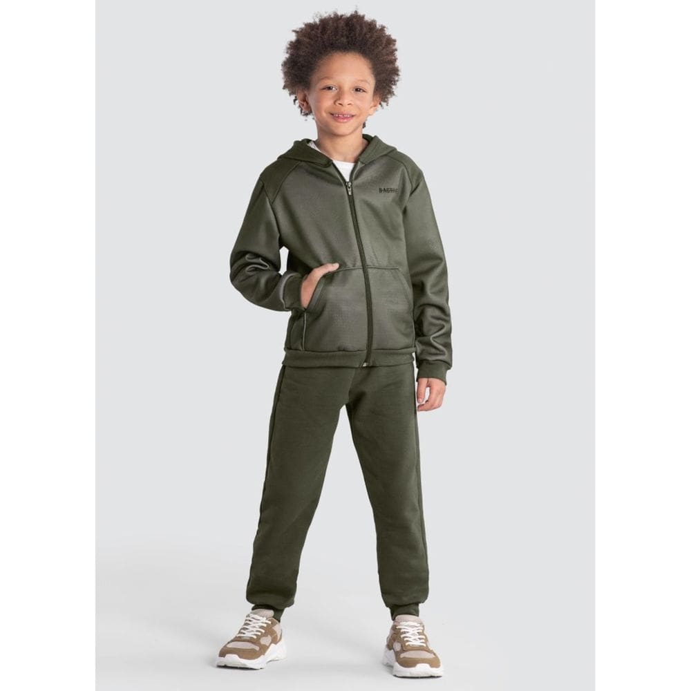 Conjunto Infantil Menino Esportivo Verde Brandili