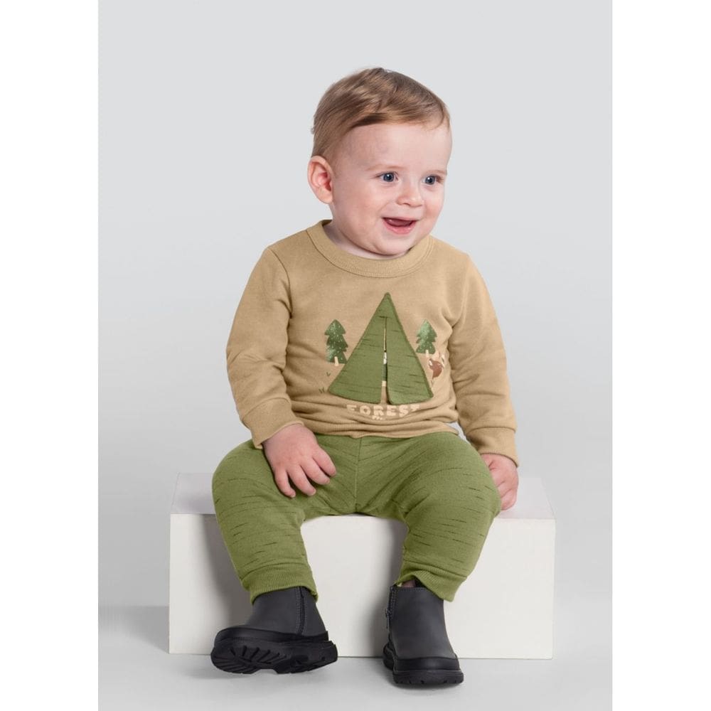 Conjunto Bebê Menino De Cachorrinho Brandili Baby