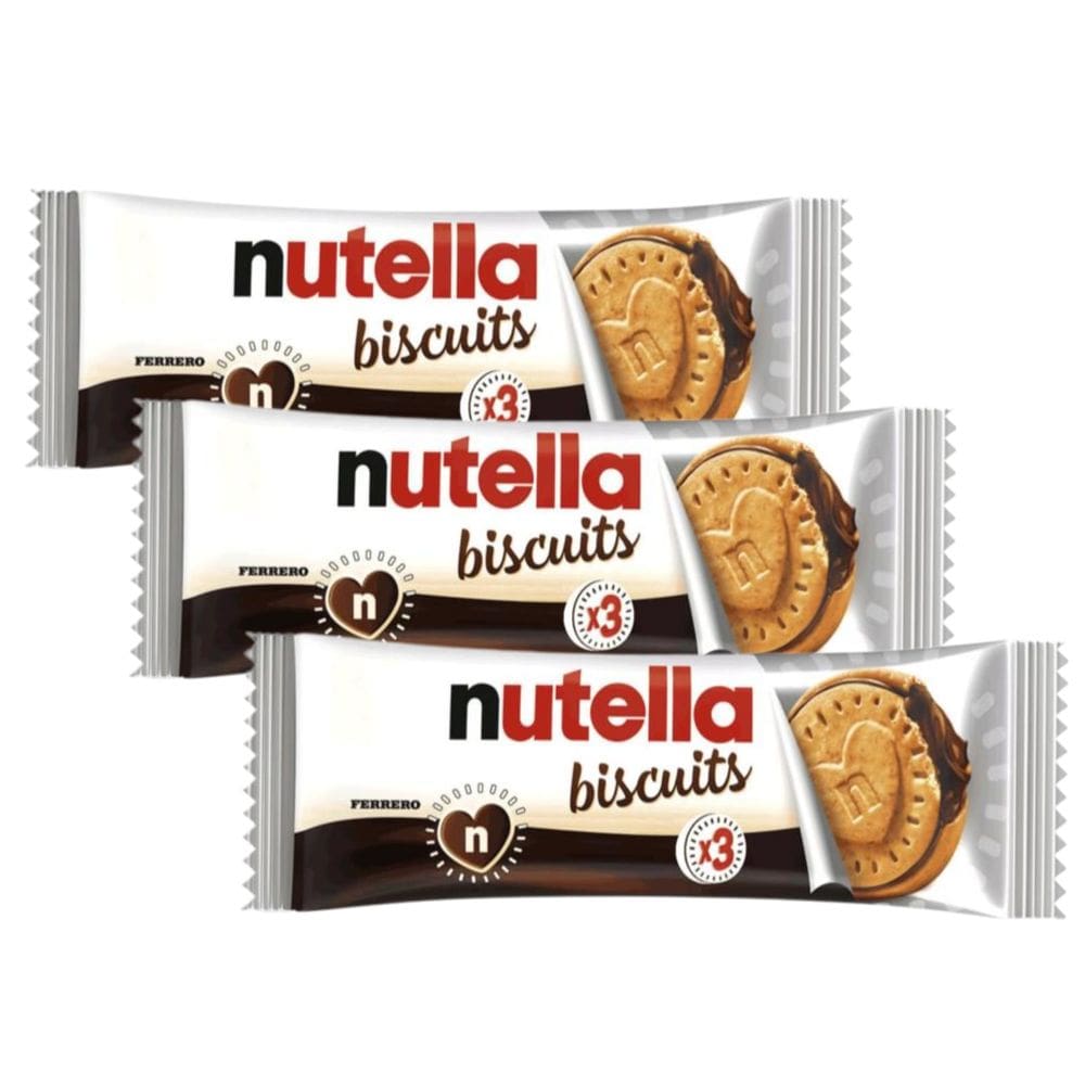 Biscoito Nutella Biscuits Creme De Avelã Ferrero Importado - 3 Unid