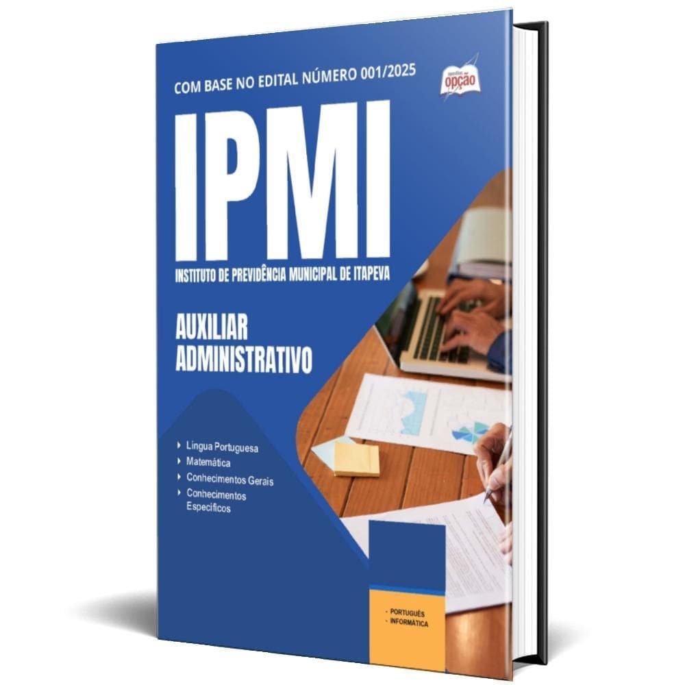 Apostila Ipmi 2025 - Auxiliar Administrativo