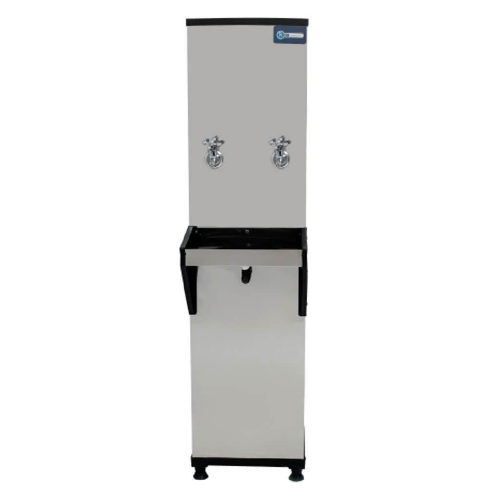 Bebedouro Industrial de Coluna Knox 25 Litros 1 Torneira Gelada e 1 Torneira Natural Inox - 220V