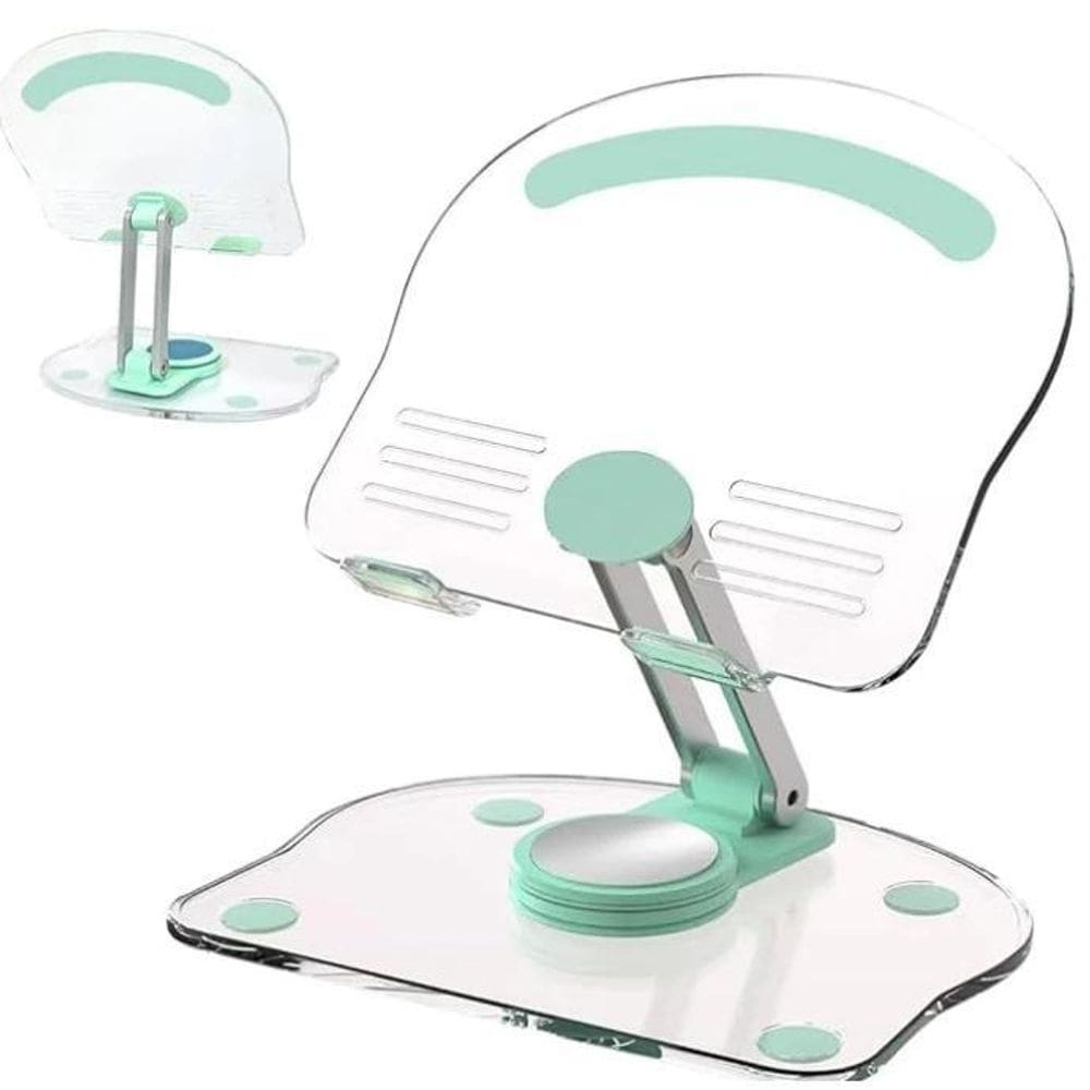 Suporte Universal De Acrilico Para Tablet Celular 360 Graus